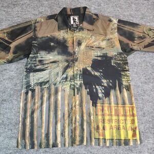 Vintage Damani Dada Shirt Mens 2XLBlack Hip Hop Baggy‎ Y2K 90s Crown Logo